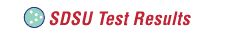 SDSU Test Results