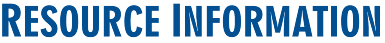 Resource Information
